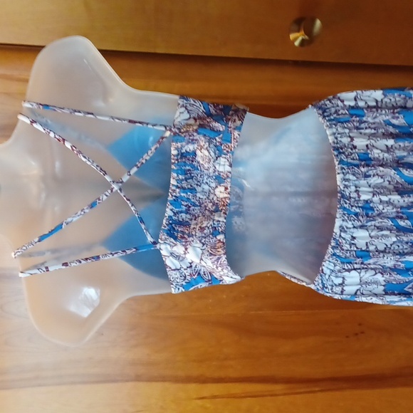 Loft Beach Sleeveless Floral Maxi Dress Size S NWT - Picture 8 of 8